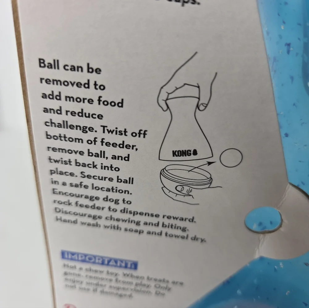 Kong Tipsy Rewards Food Treat Dispenser Challenge Toy